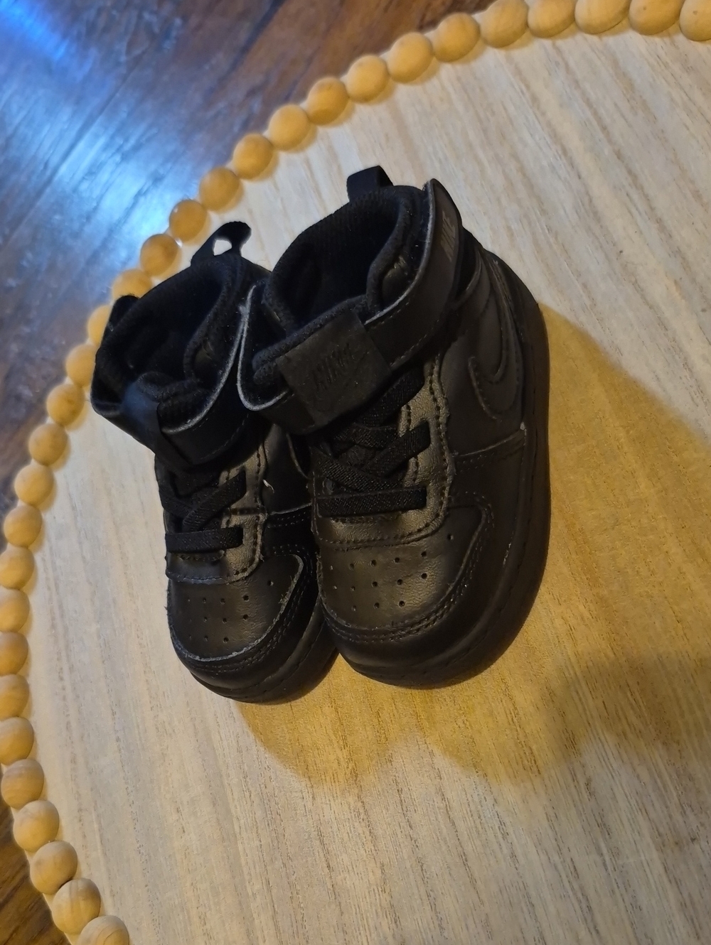 Nike Kids Black High-Top Baby Sneakers